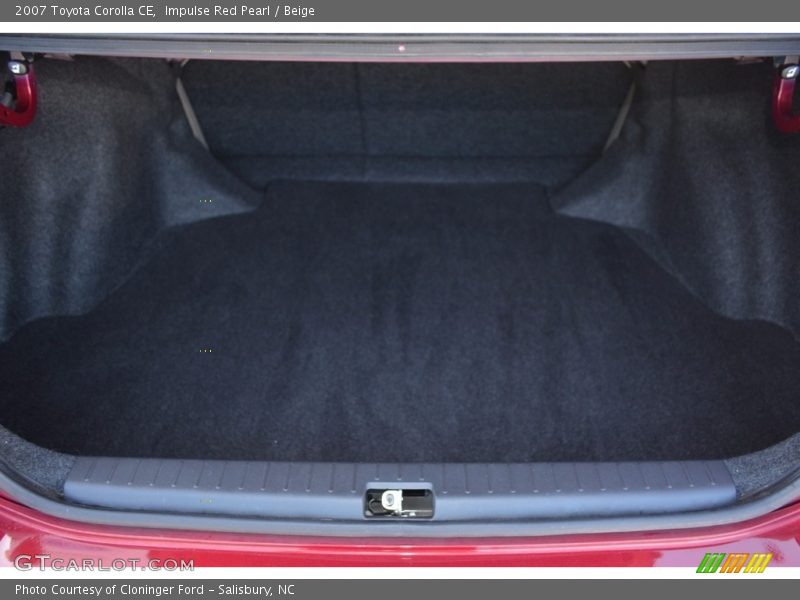 Impulse Red Pearl / Beige 2007 Toyota Corolla CE