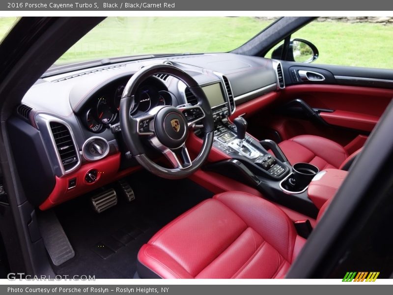  2016 Cayenne Turbo S Black/Garnet Red Interior