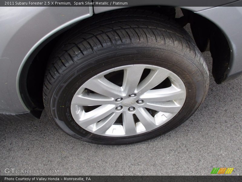 Spark Silver Metallic / Platinum 2011 Subaru Forester 2.5 X Premium
