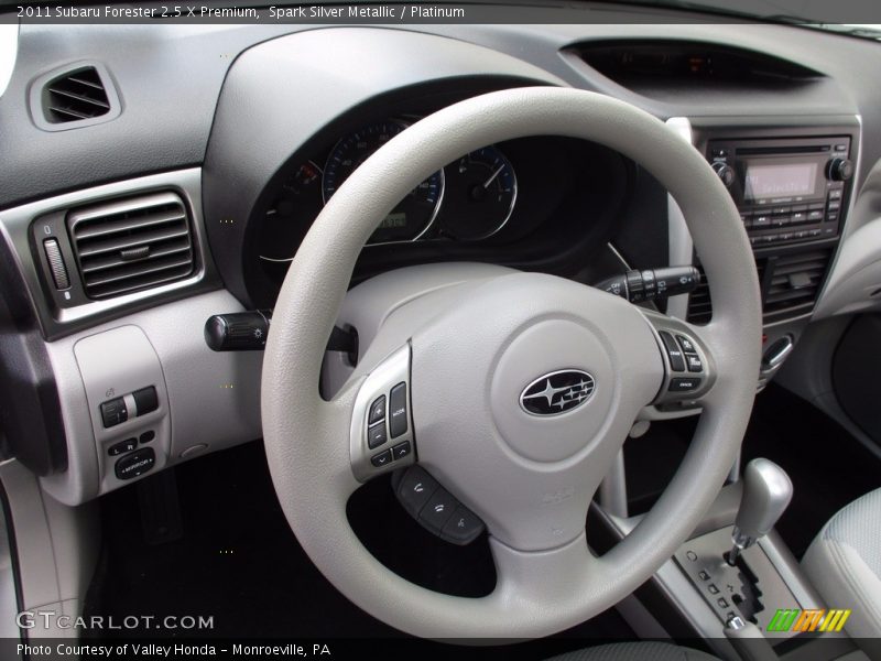 Spark Silver Metallic / Platinum 2011 Subaru Forester 2.5 X Premium