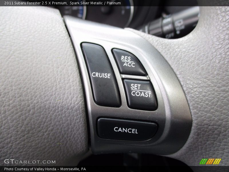 Spark Silver Metallic / Platinum 2011 Subaru Forester 2.5 X Premium