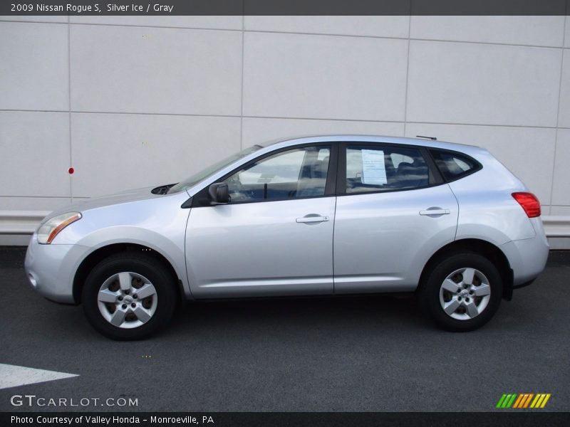 Silver Ice / Gray 2009 Nissan Rogue S