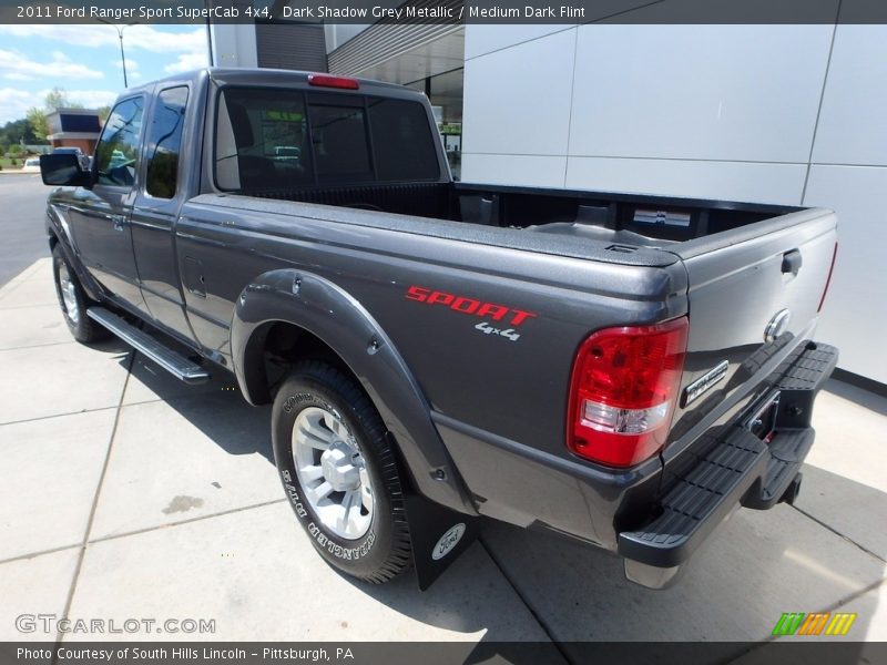 Dark Shadow Grey Metallic / Medium Dark Flint 2011 Ford Ranger Sport SuperCab 4x4