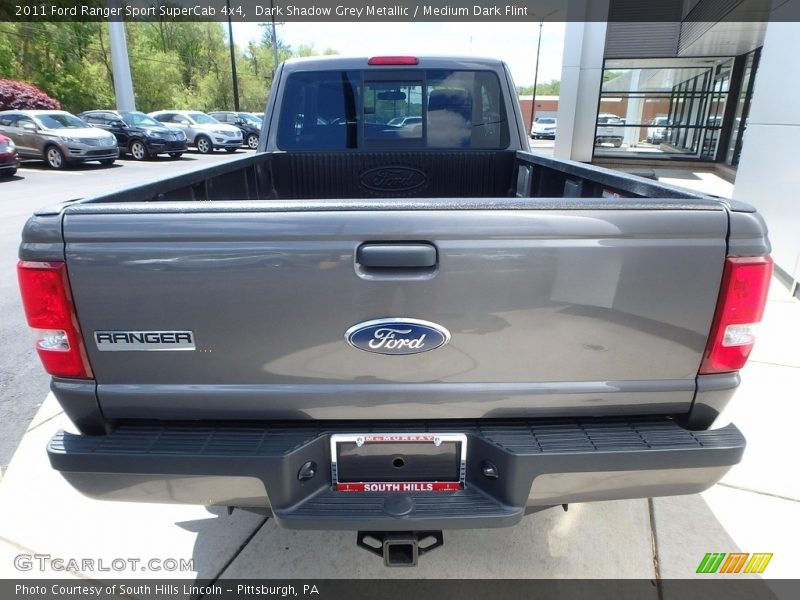 Dark Shadow Grey Metallic / Medium Dark Flint 2011 Ford Ranger Sport SuperCab 4x4