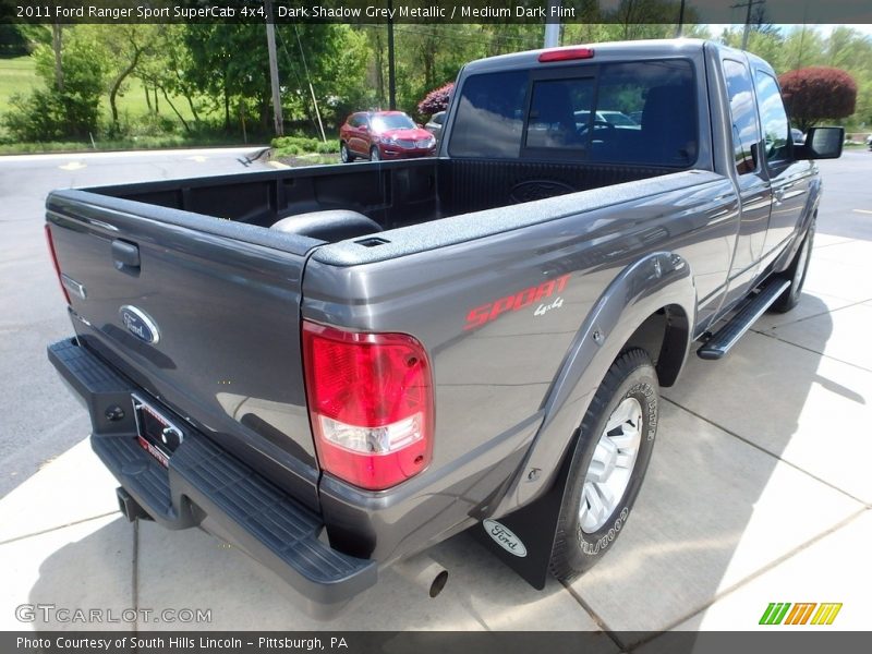Dark Shadow Grey Metallic / Medium Dark Flint 2011 Ford Ranger Sport SuperCab 4x4