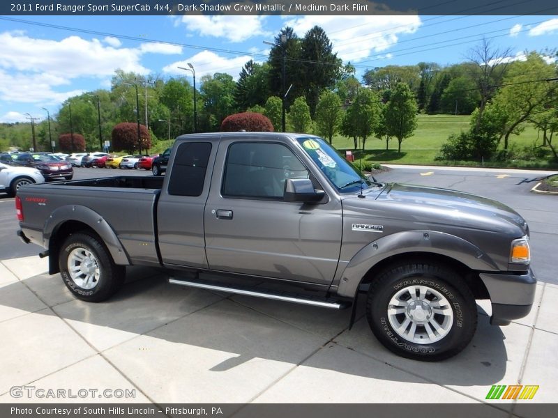 Dark Shadow Grey Metallic / Medium Dark Flint 2011 Ford Ranger Sport SuperCab 4x4