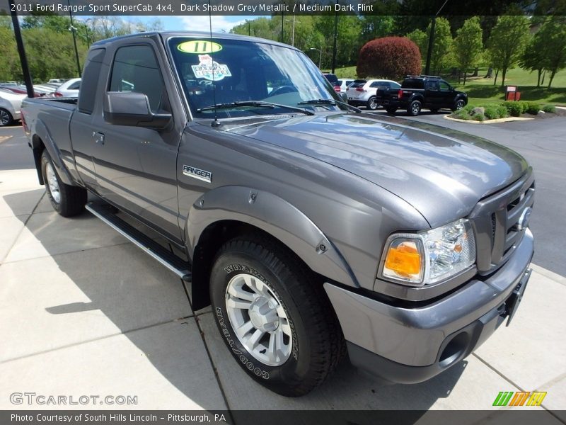 Dark Shadow Grey Metallic / Medium Dark Flint 2011 Ford Ranger Sport SuperCab 4x4