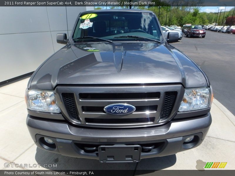 Dark Shadow Grey Metallic / Medium Dark Flint 2011 Ford Ranger Sport SuperCab 4x4