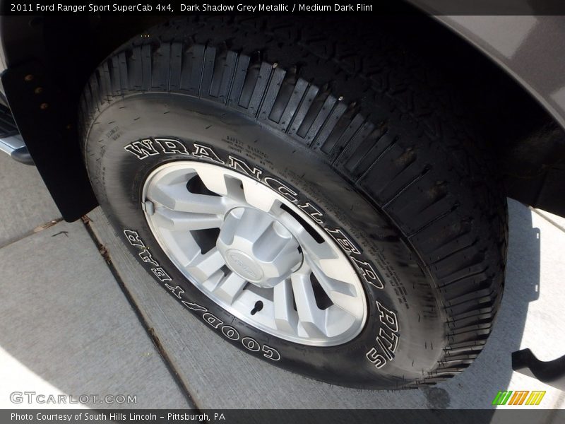 Dark Shadow Grey Metallic / Medium Dark Flint 2011 Ford Ranger Sport SuperCab 4x4