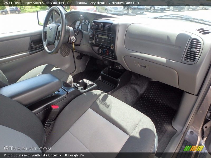Dark Shadow Grey Metallic / Medium Dark Flint 2011 Ford Ranger Sport SuperCab 4x4