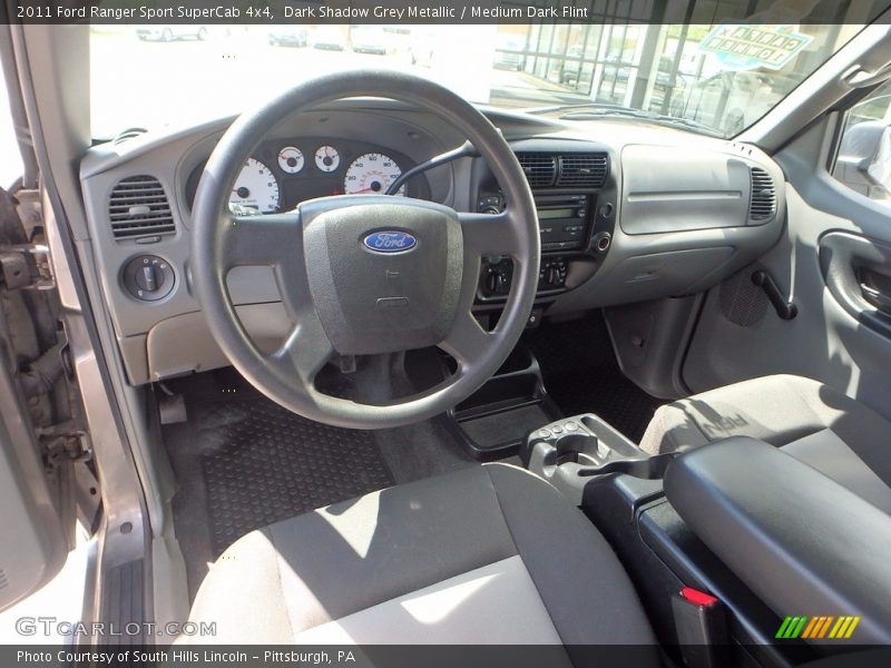 Dark Shadow Grey Metallic / Medium Dark Flint 2011 Ford Ranger Sport SuperCab 4x4