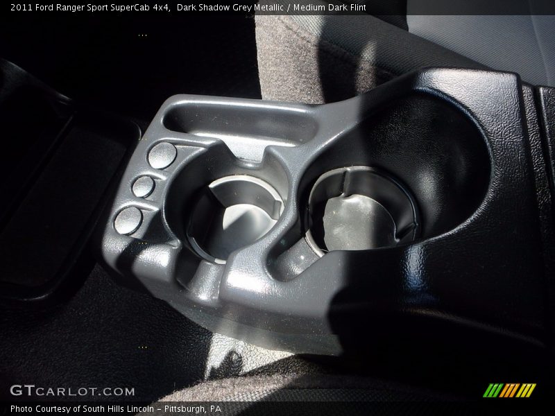 Dark Shadow Grey Metallic / Medium Dark Flint 2011 Ford Ranger Sport SuperCab 4x4