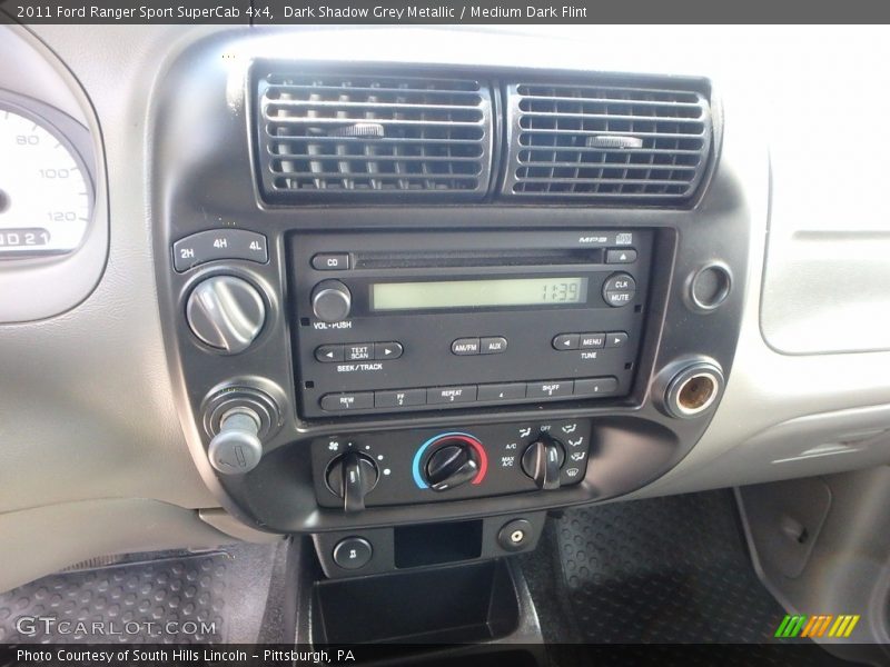 Dark Shadow Grey Metallic / Medium Dark Flint 2011 Ford Ranger Sport SuperCab 4x4