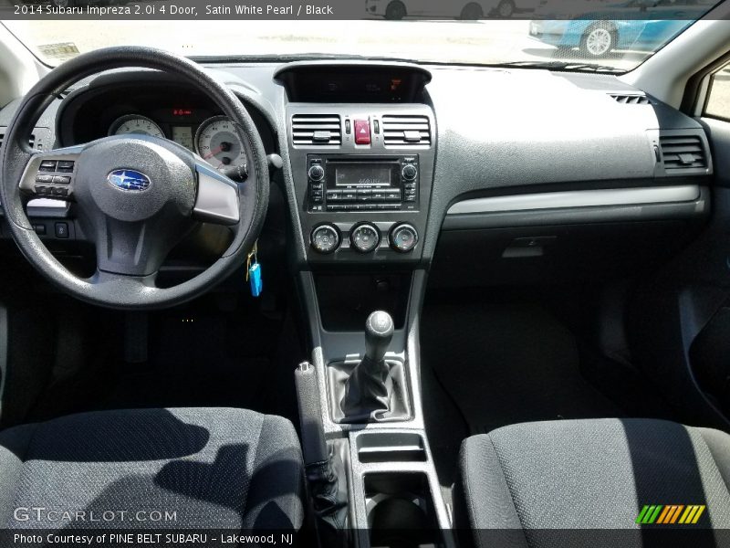 Satin White Pearl / Black 2014 Subaru Impreza 2.0i 4 Door