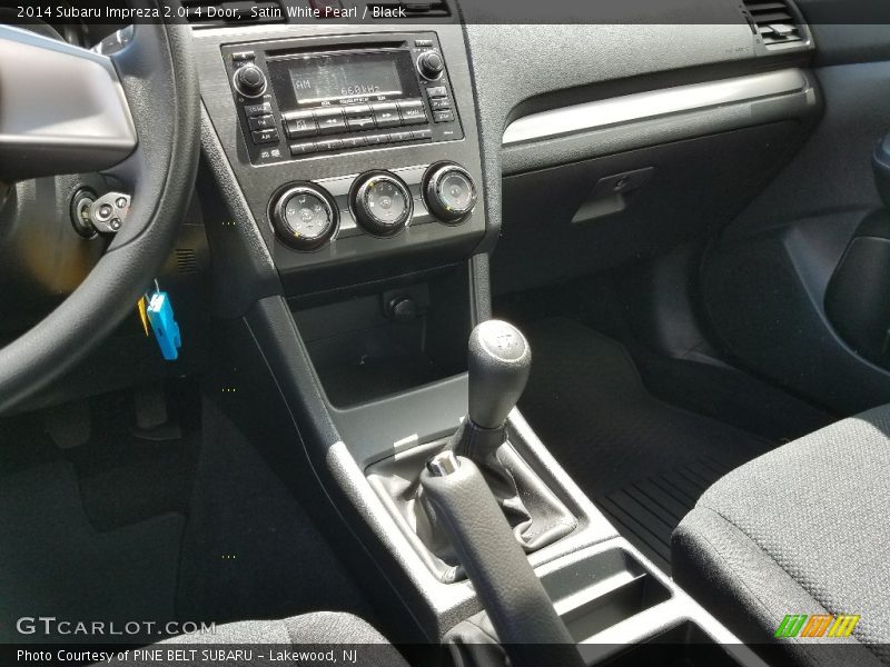 Satin White Pearl / Black 2014 Subaru Impreza 2.0i 4 Door