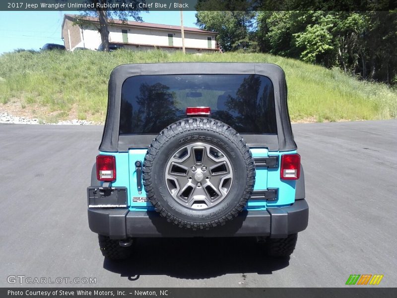 Chief Blue / Black 2017 Jeep Wrangler Unlimited Rubicon 4x4