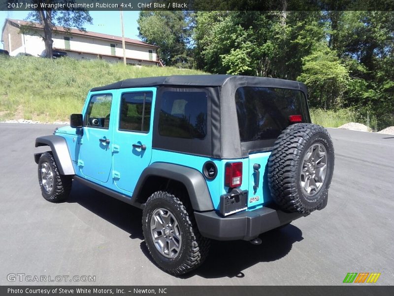 Chief Blue / Black 2017 Jeep Wrangler Unlimited Rubicon 4x4