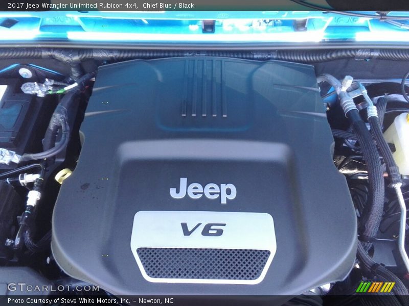 Chief Blue / Black 2017 Jeep Wrangler Unlimited Rubicon 4x4