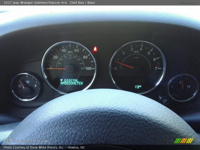 Chief Blue / Black 2017 Jeep Wrangler Unlimited Rubicon 4x4