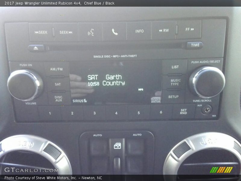 Chief Blue / Black 2017 Jeep Wrangler Unlimited Rubicon 4x4