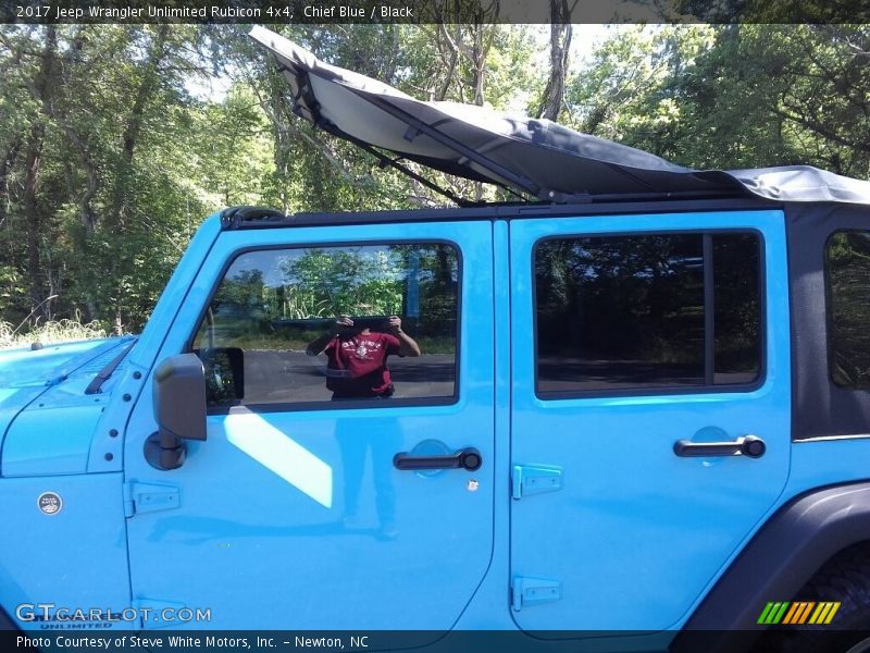 Chief Blue / Black 2017 Jeep Wrangler Unlimited Rubicon 4x4