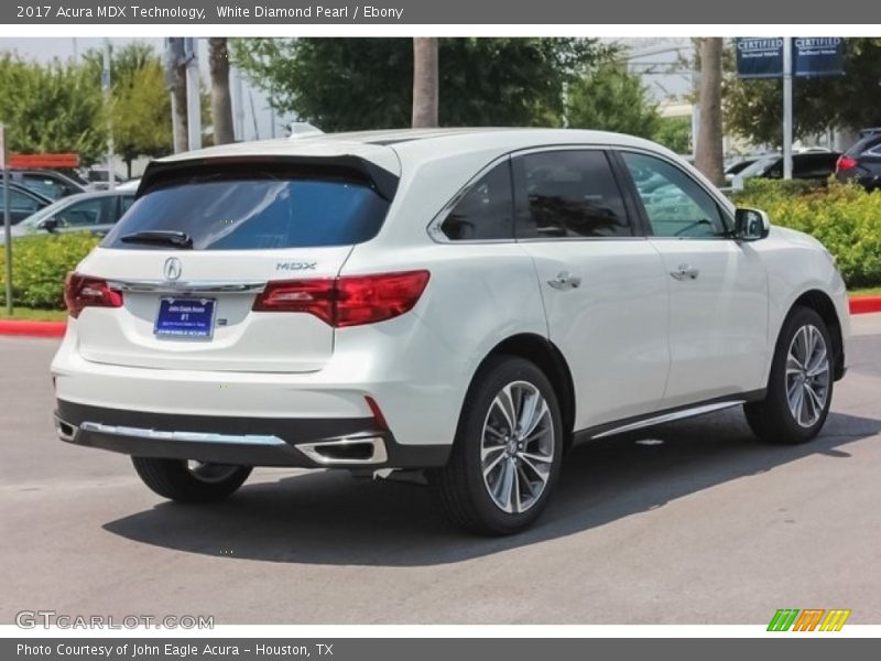 White Diamond Pearl / Ebony 2017 Acura MDX Technology