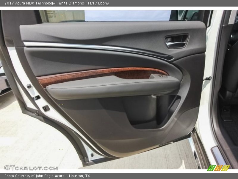 White Diamond Pearl / Ebony 2017 Acura MDX Technology