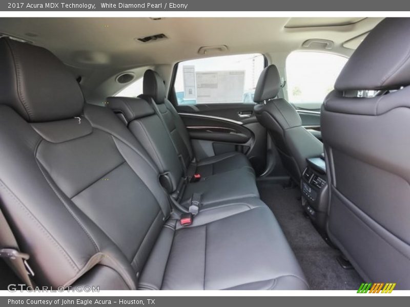 White Diamond Pearl / Ebony 2017 Acura MDX Technology
