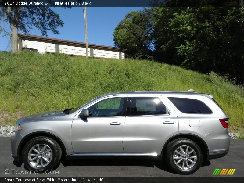 Billet Metallic / Black 2017 Dodge Durango SXT