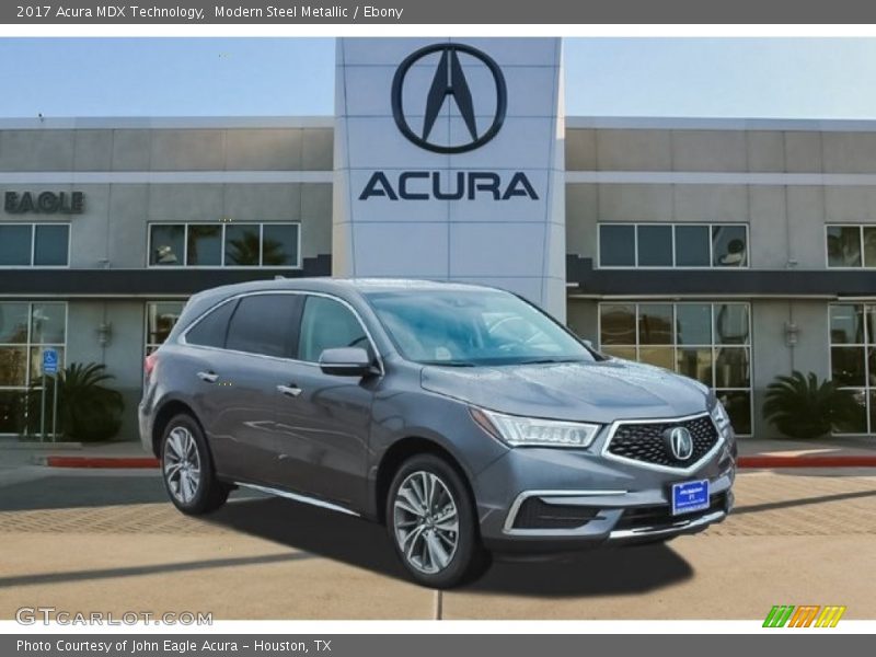 Modern Steel Metallic / Ebony 2017 Acura MDX Technology