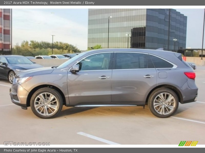 Modern Steel Metallic / Ebony 2017 Acura MDX Technology