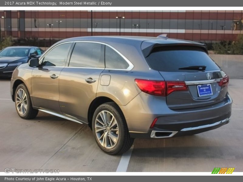 Modern Steel Metallic / Ebony 2017 Acura MDX Technology