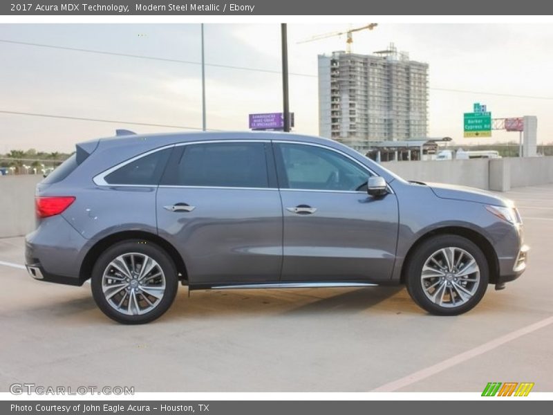 Modern Steel Metallic / Ebony 2017 Acura MDX Technology