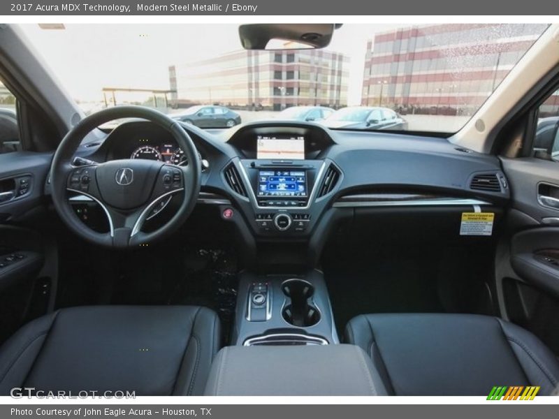 Modern Steel Metallic / Ebony 2017 Acura MDX Technology