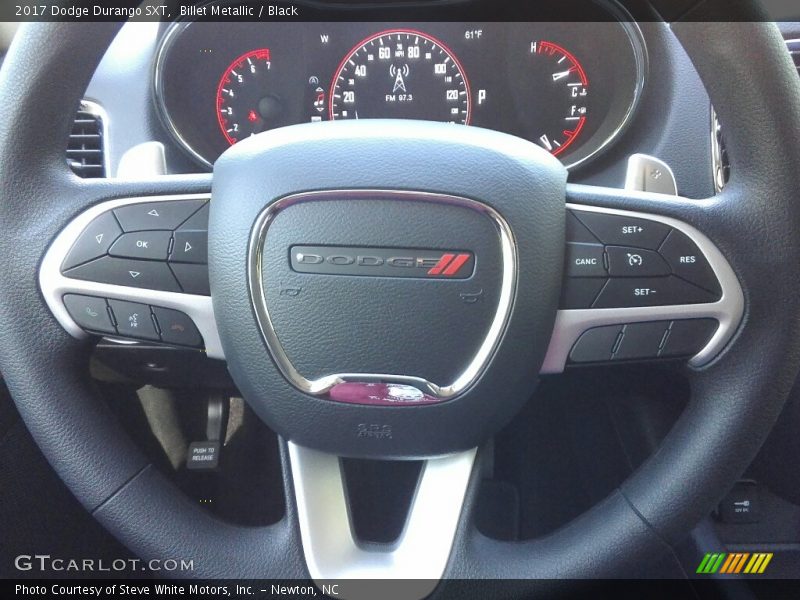 Billet Metallic / Black 2017 Dodge Durango SXT