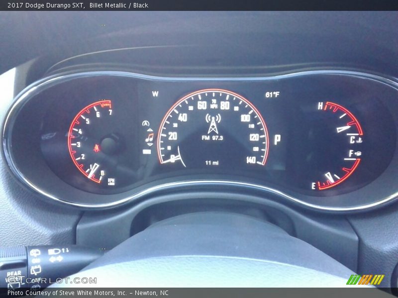 Billet Metallic / Black 2017 Dodge Durango SXT