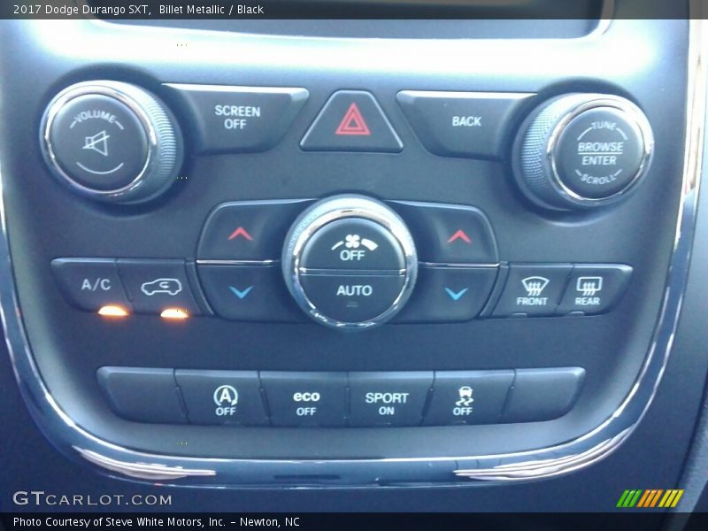 Billet Metallic / Black 2017 Dodge Durango SXT