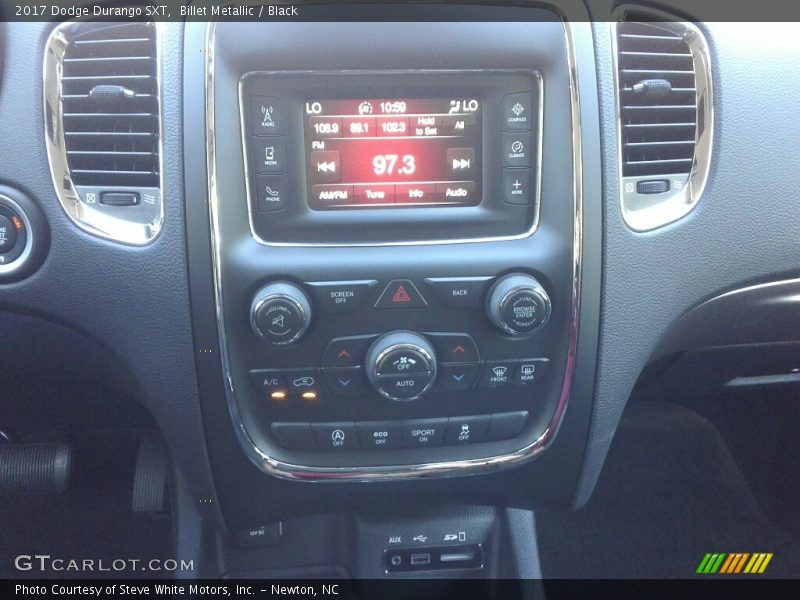 Billet Metallic / Black 2017 Dodge Durango SXT