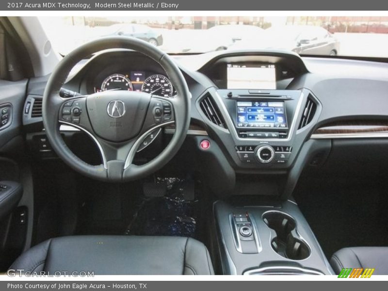 Modern Steel Metallic / Ebony 2017 Acura MDX Technology