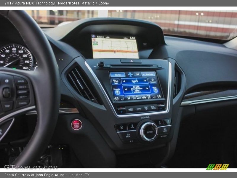 Modern Steel Metallic / Ebony 2017 Acura MDX Technology