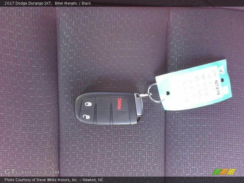 Billet Metallic / Black 2017 Dodge Durango SXT