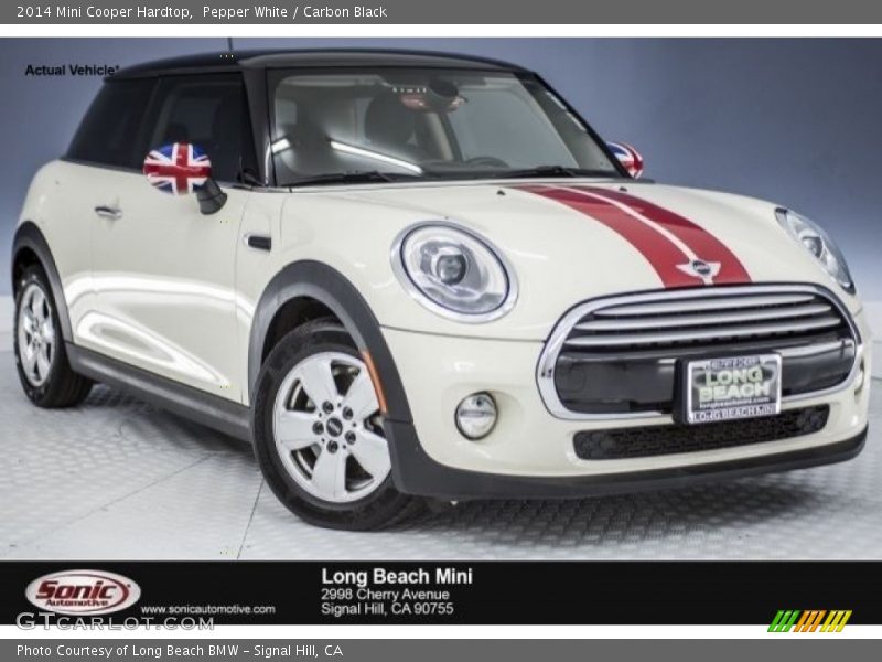 Pepper White / Carbon Black 2014 Mini Cooper Hardtop