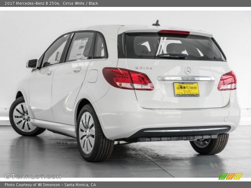 Cirrus White / Black 2017 Mercedes-Benz B 250e