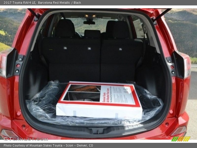 Barcelona Red Metallic / Black 2017 Toyota RAV4 LE
