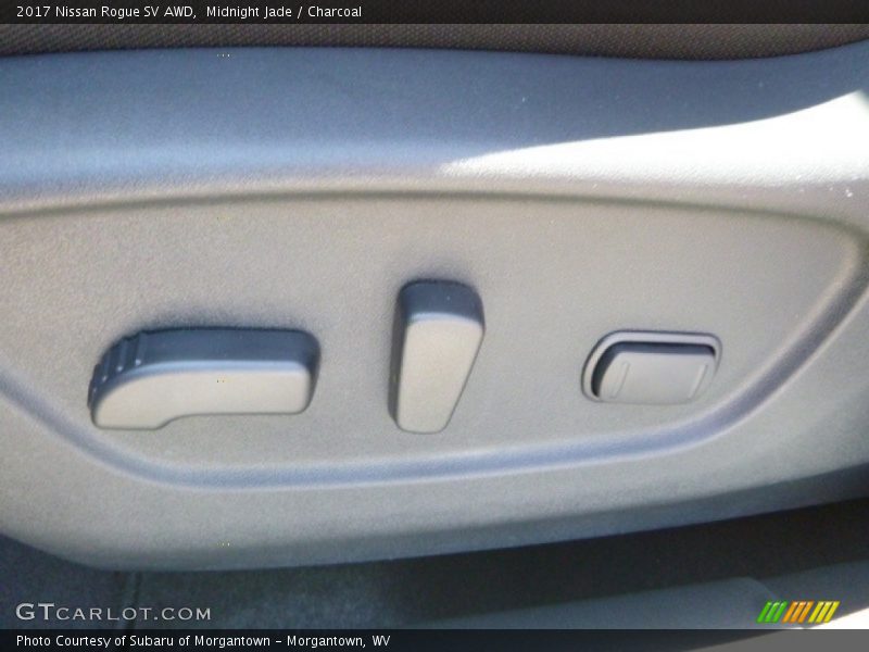 Midnight Jade / Charcoal 2017 Nissan Rogue SV AWD