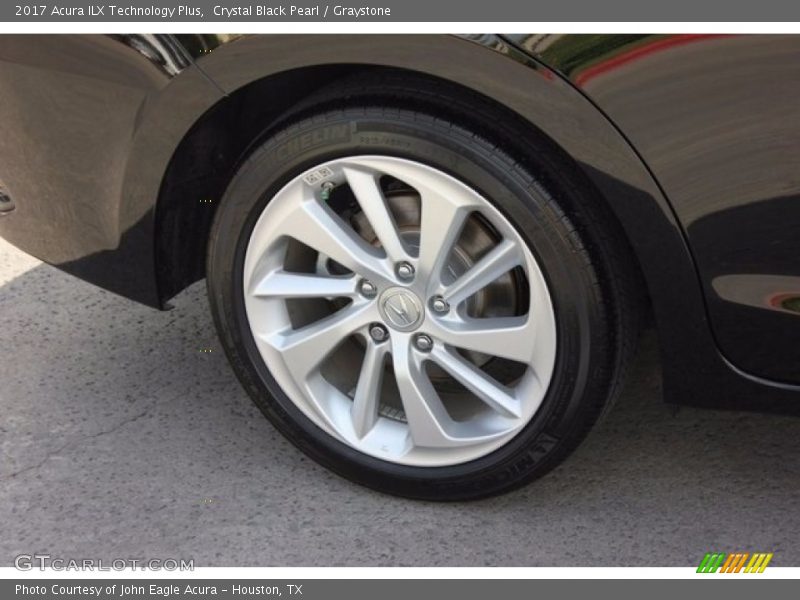 Crystal Black Pearl / Graystone 2017 Acura ILX Technology Plus