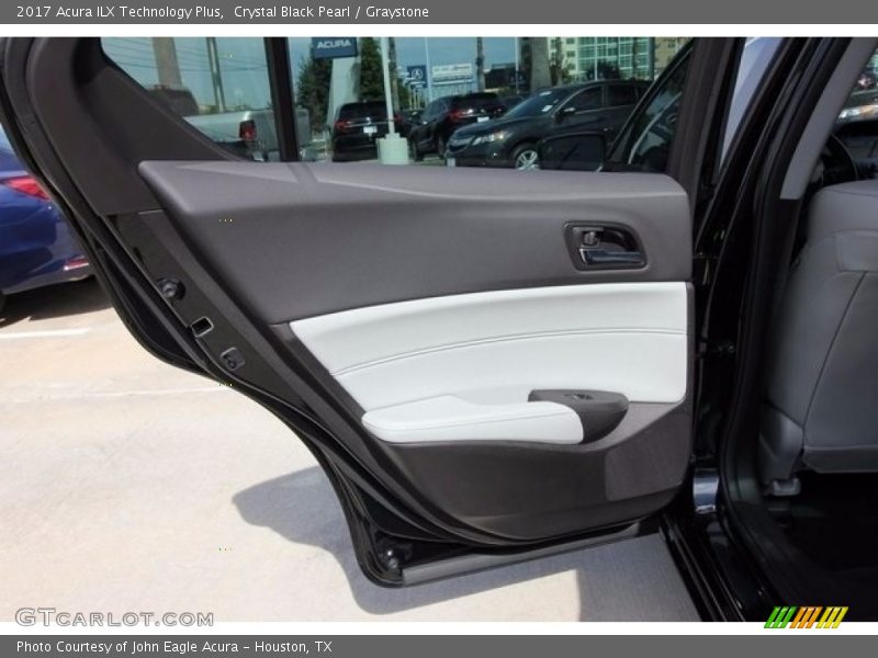 Crystal Black Pearl / Graystone 2017 Acura ILX Technology Plus