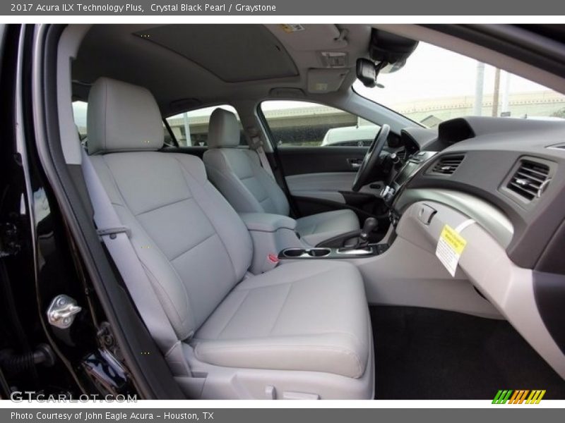 Crystal Black Pearl / Graystone 2017 Acura ILX Technology Plus