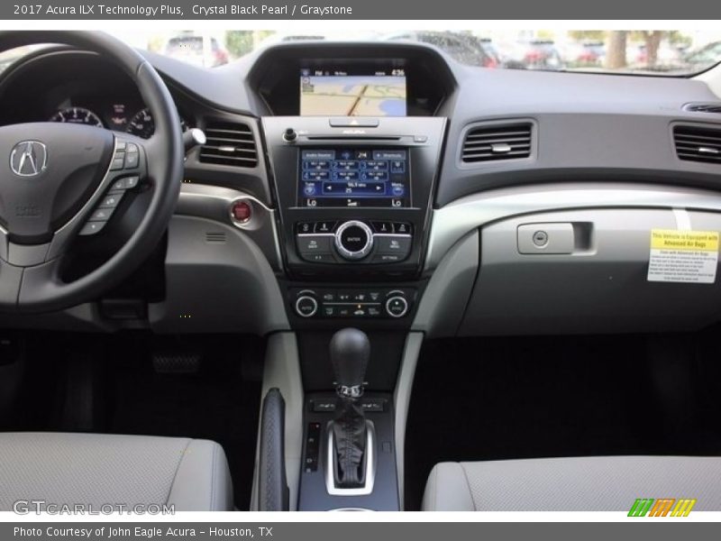 Crystal Black Pearl / Graystone 2017 Acura ILX Technology Plus
