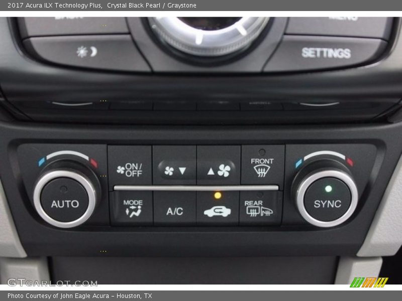 Crystal Black Pearl / Graystone 2017 Acura ILX Technology Plus